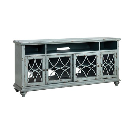 Stein World Stein World Bethania Entertainment Console In Blue/Grey 16601